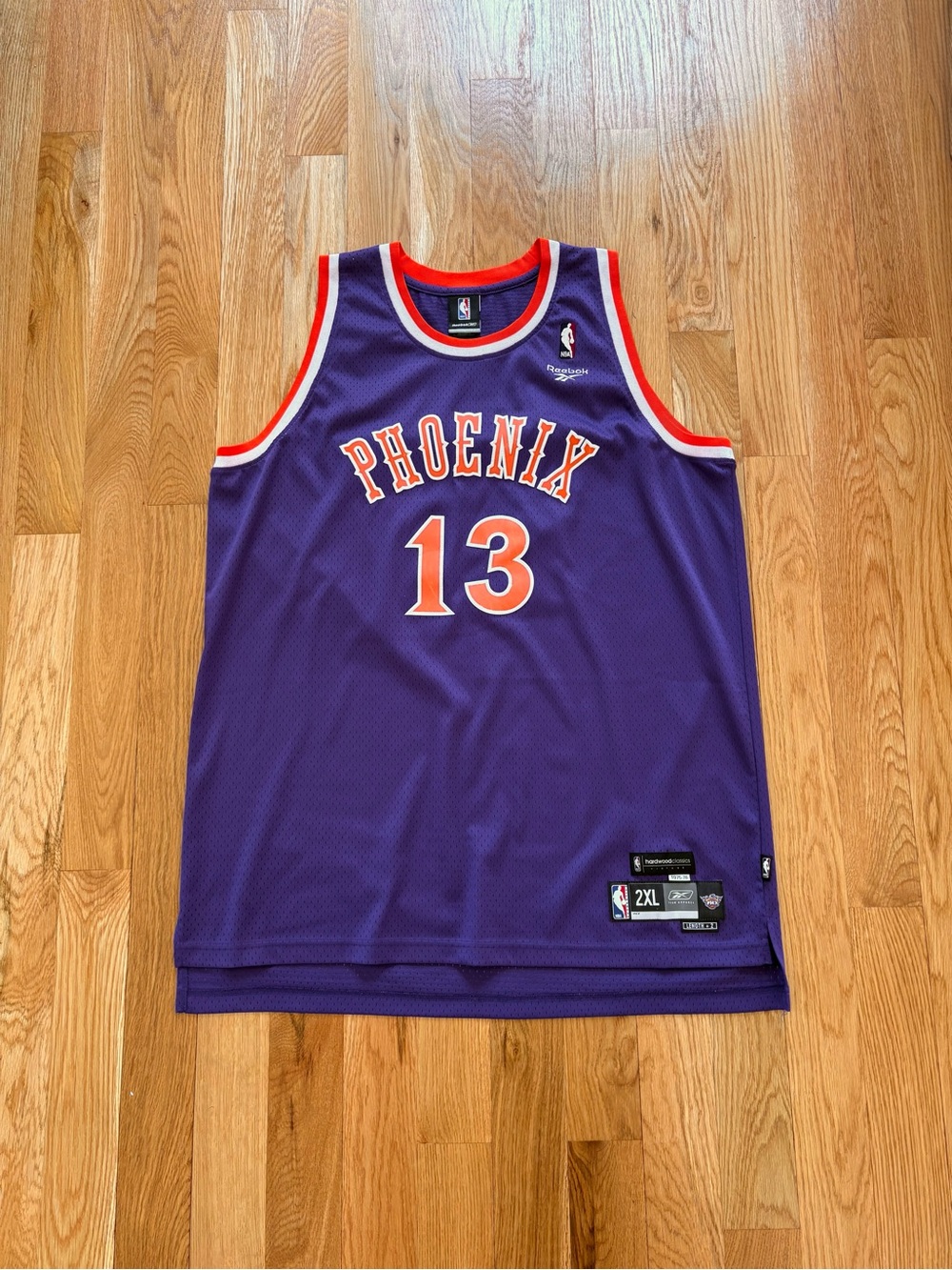 Steve Nash Phoenix Suns Reebok Hardwood Classics NBA 1975-76 Jersey Vintage 2XL